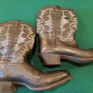 Men's Black Leather Upper Laredo Cowboy Boots 68450 - 11.5 D